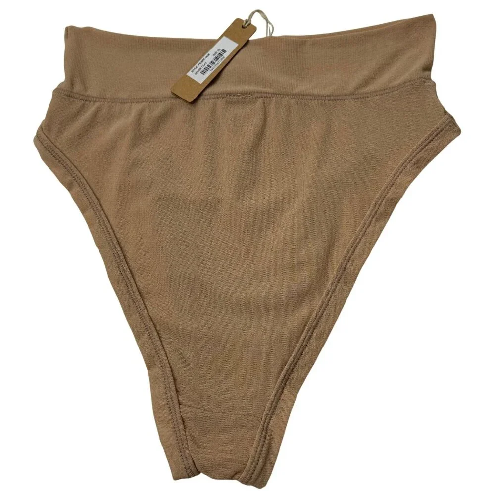 SKIMS Summer Mesh‎ Brief Lot of 2 Clay Cocoa XS